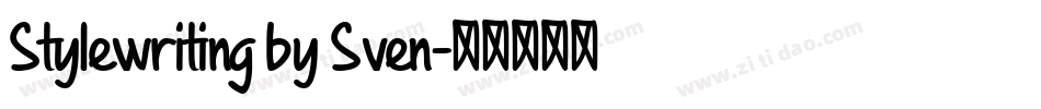 Stylewriting by Sven字体转换